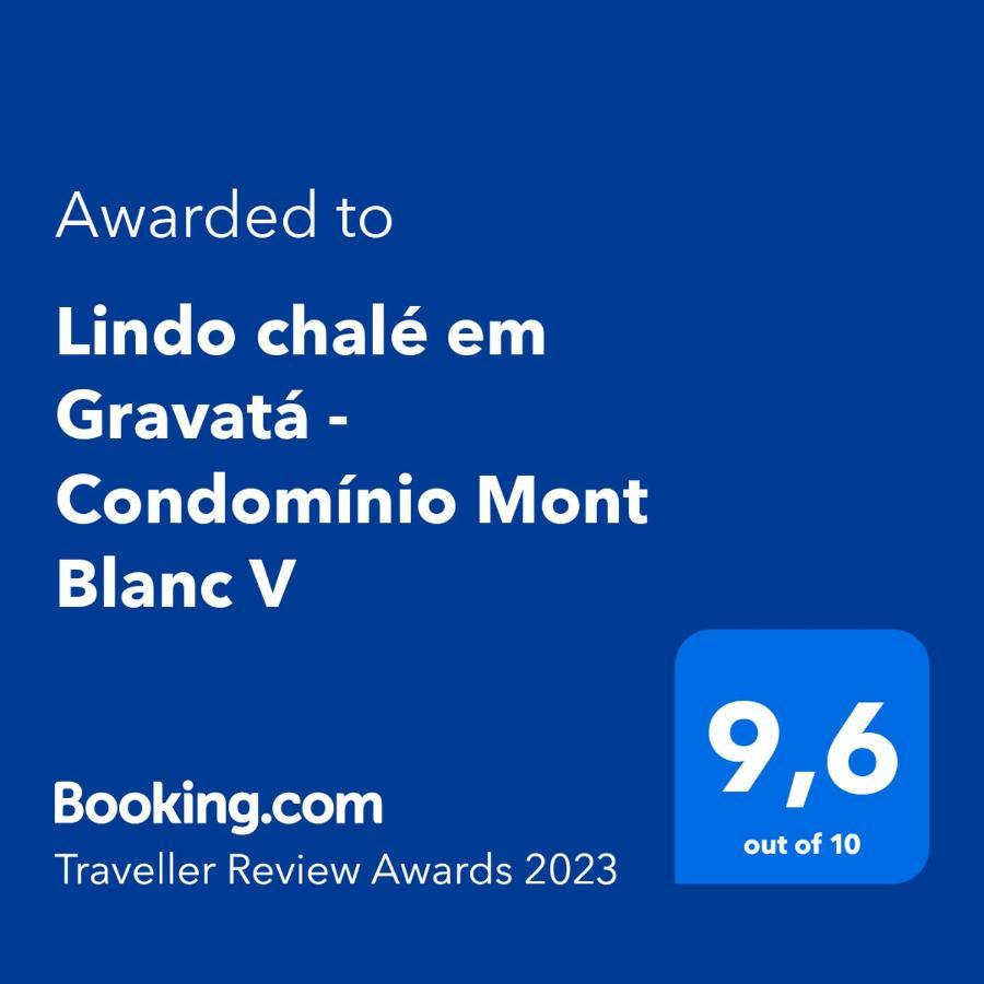 Lindo Chale Em Gravata - Condominio Mont Blanc V Zewnętrze zdjęcie